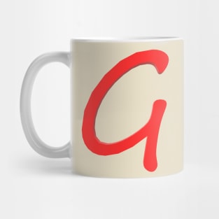 Letter G Mug